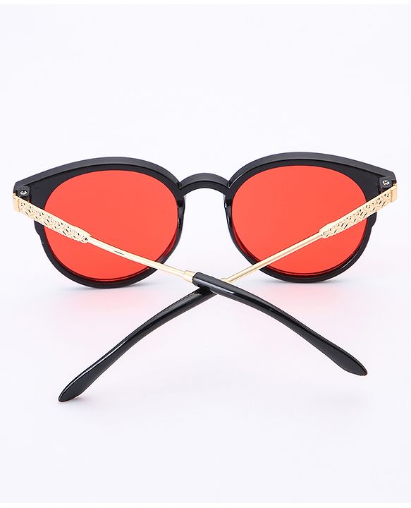 Pine Kids Wayfarer Sunglasses - Red Black