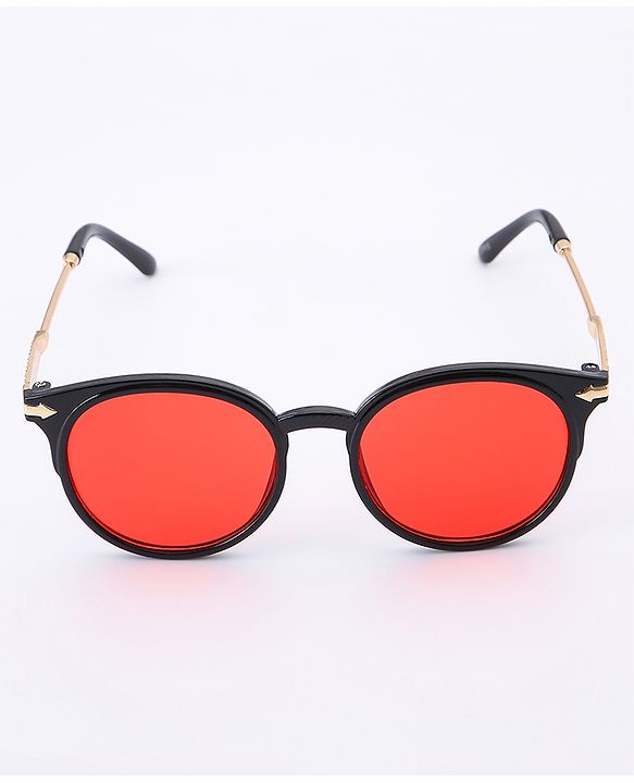 Pine Kids Wayfarer Sunglasses - Red Black