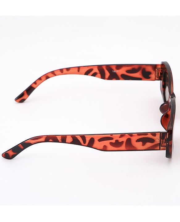 Babyhug Leopard Print Sunglasses - Orange