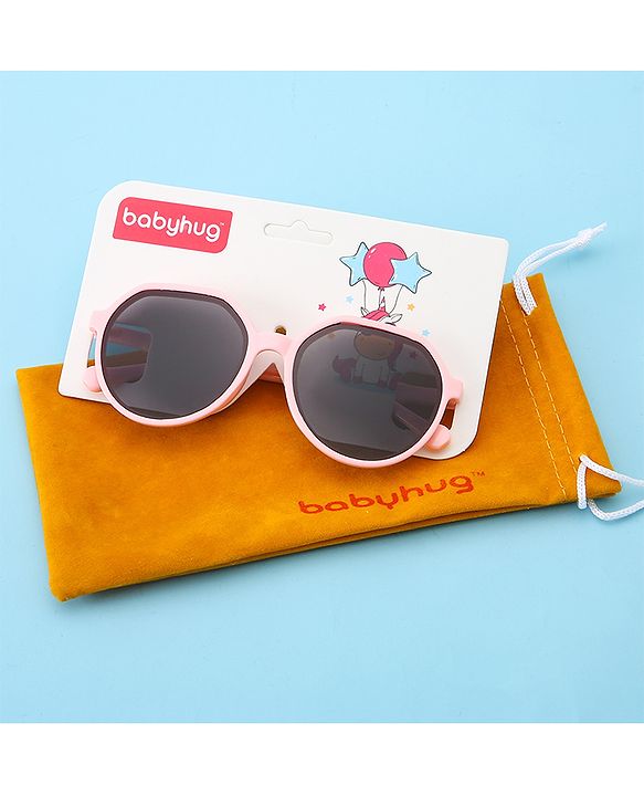 Babyhug Round Shaped Sunglasses - Pink