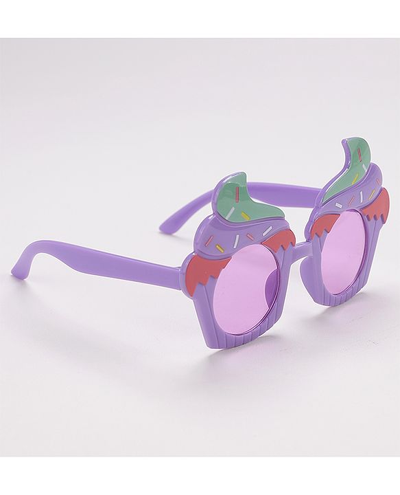 Babyhug Cupcake Shaped Sunglasses Free Size - Purple
