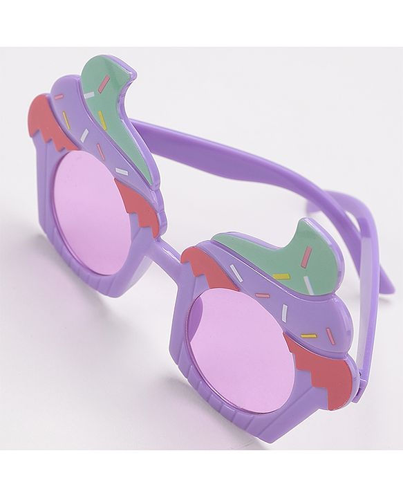 Babyhug Cupcake Shaped Sunglasses Free Size - Purple