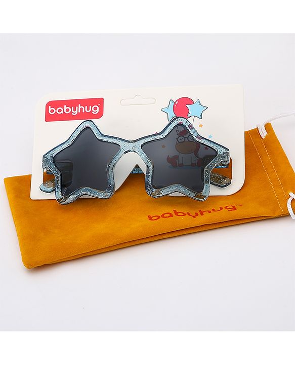 Babyhug Star Shaped Sunglasses Free Size - Blue