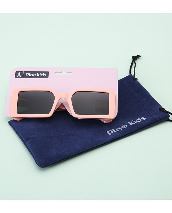 Pine Kids Rectangular Sunglasses - Pink