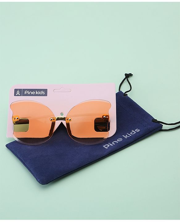 Pine Kids Sunglasses - Light Orange