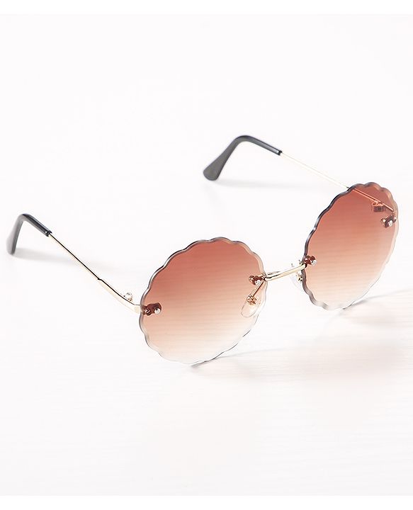 Pine Kids Round Sunglasses - Brown
