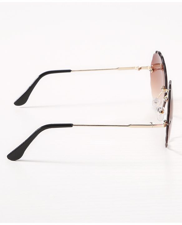 Pine Kids Round Sunglasses - Brown
