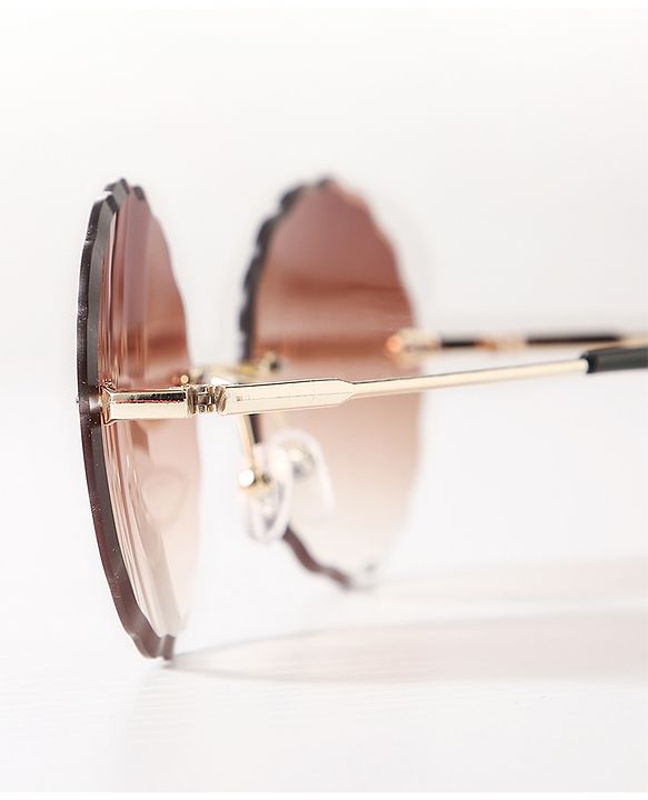 Pine Kids Round Sunglasses - Brown