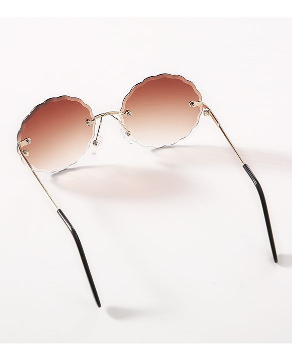 Pine Kids Round Sunglasses - Brown