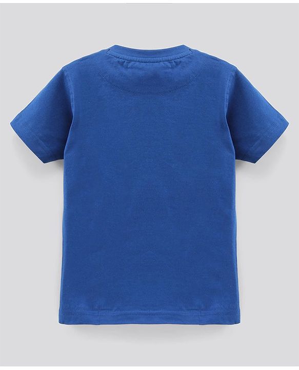 Pine Kids Biowash Half Sleeves Tees Pack of 3 - Red Royal Blue Light Grey