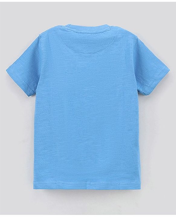 Pine Kids Half Sleeves Biowashed Solid And Printed Cotton TShirt Pack Of 3 - Multicolour