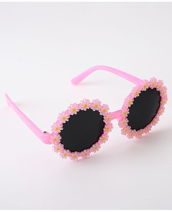 Babyhug Sunglasses Floral Frame - Pink