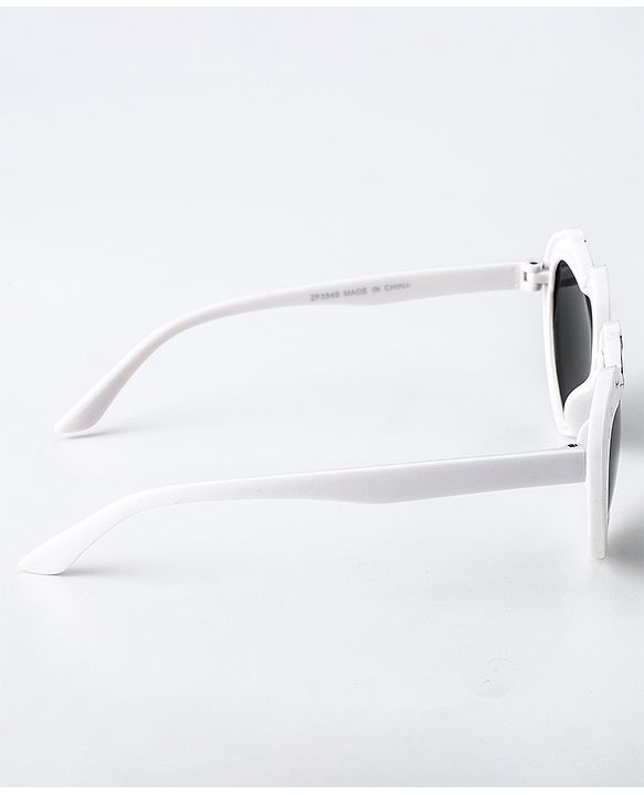 Babyhug Kids Sunglasses Heart Shaped Free Size - White