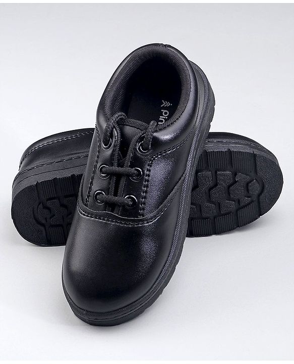 Pine Kids School Shoes - Black