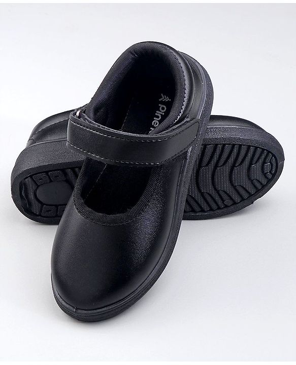 Pine Kids School Shoes - Black