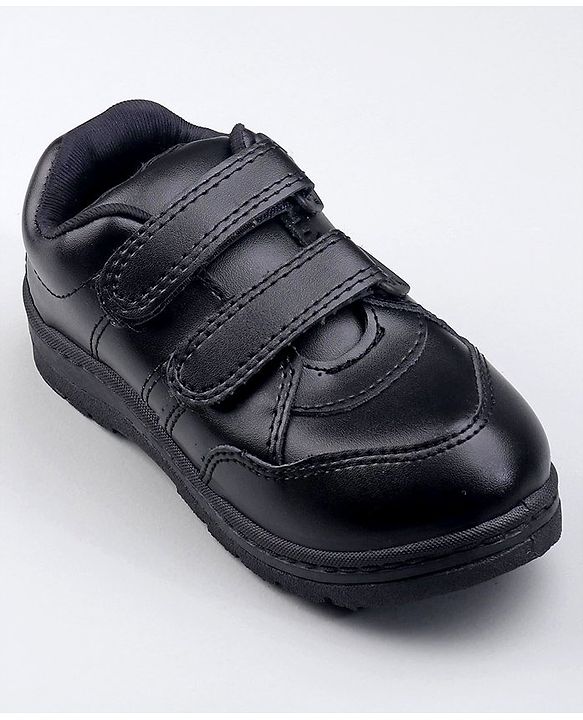 Pine Kids Non Lace School Shoes - Black