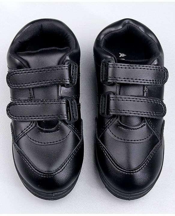Pine Kids Non Lace School Shoes - Black