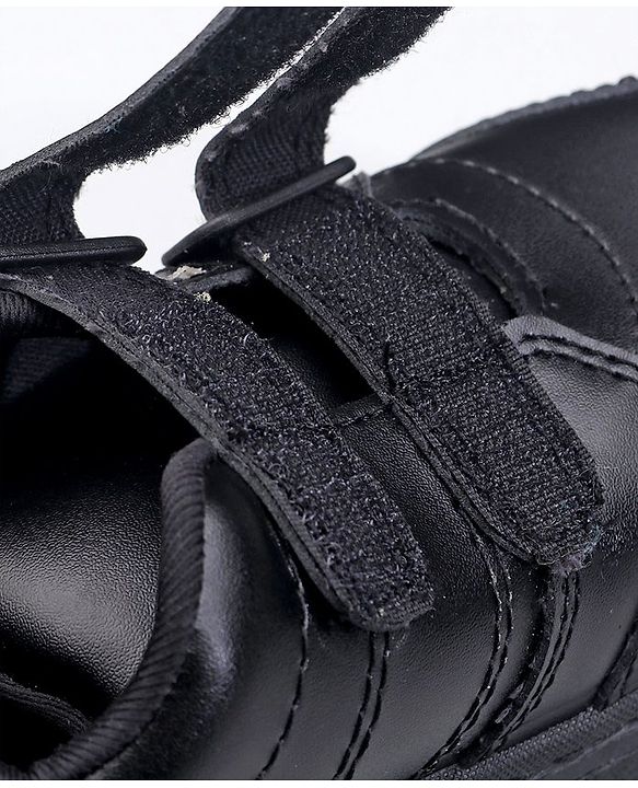 Pine Kids Non Lace School Shoes - Black