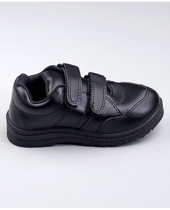 Pine Kids Non Lace School Shoes - Black