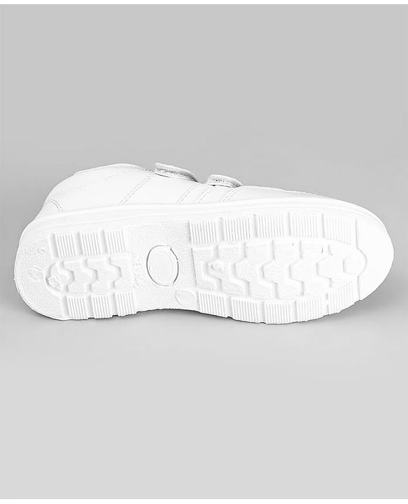 Pine Kids Non Lace School Shoes - White