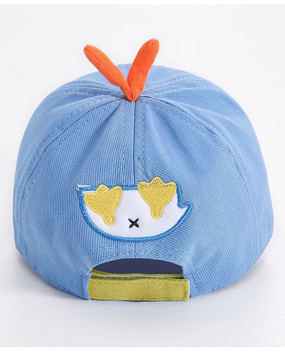 Babyhug Duck Embroidered Baseball Cap - Blue