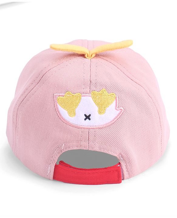 Babyhug Duck Embroidered Baseball Cap - Pink