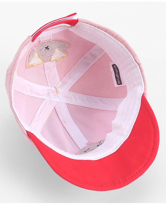 Babyhug Duck Embroidered Baseball Cap - Pink