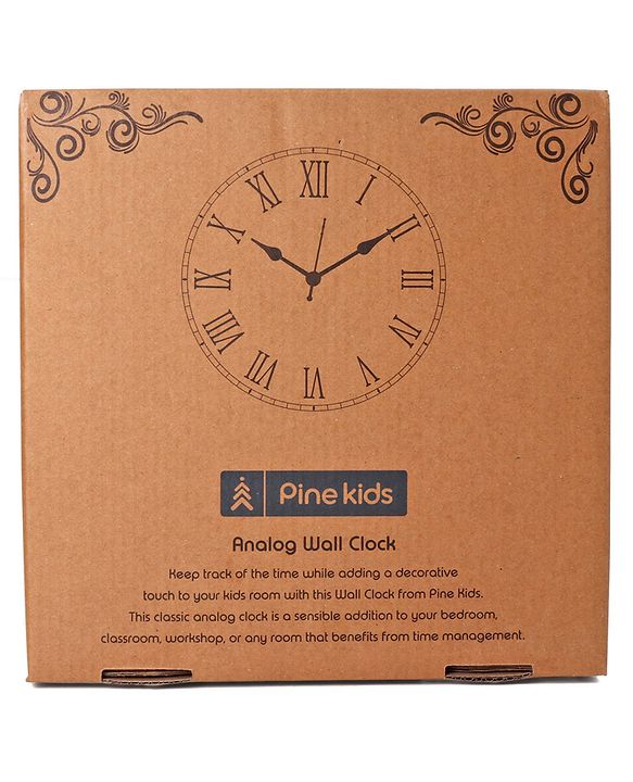 Pine Kids Zodiac Wall Clock - Blue & Black