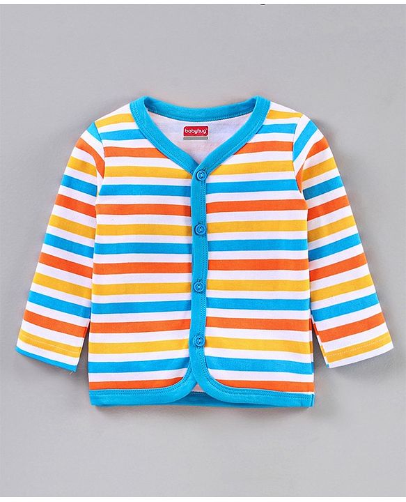 Babyhug Full Sleeves Vests Animal Print Pack of 3 - Multicolor