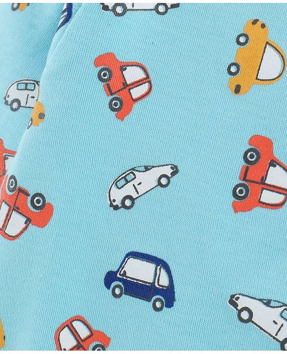 Babyhug Full Sleeves Vests Pack of 3 - Blue Peach White