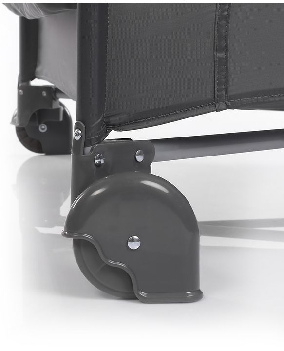 Babyhug Amaze Playpen cum Travel Cot with Mattress & Mosquito Net - Navy Blue| Easy Assembly| Compact Fold| Mesh Sides| Zipper Opening for Fun-play| Storage cum Carry Bag| Wheels with Lock