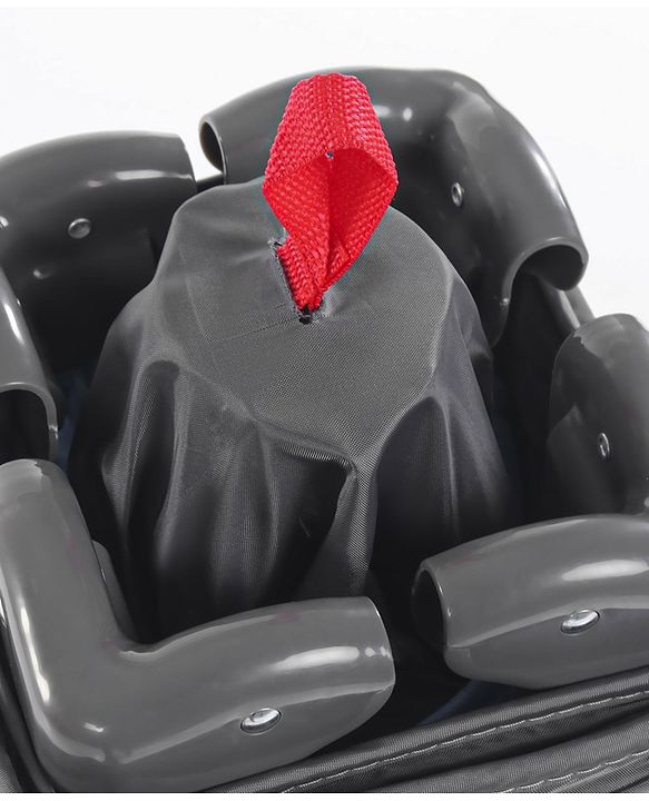 Babyhug Amaze Playpen cum Travel Cot with Mattress & Mosquito Net - Navy Blue| Easy Assembly| Compact Fold| Mesh Sides| Zipper Opening for Fun-play| Storage cum Carry Bag| Wheels with Lock