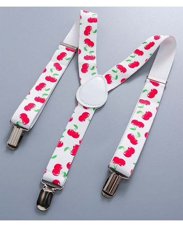 Babyhug Bow and Suspender Set - Multicolor