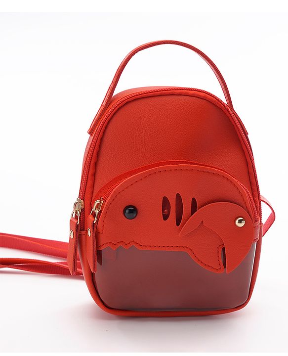 Babyhug Fashion Backpack Animal Design - Pink Red