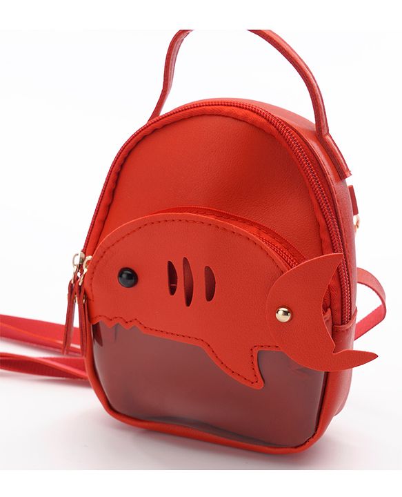 Babyhug Fashion Backpack Animal Design - Pink Red