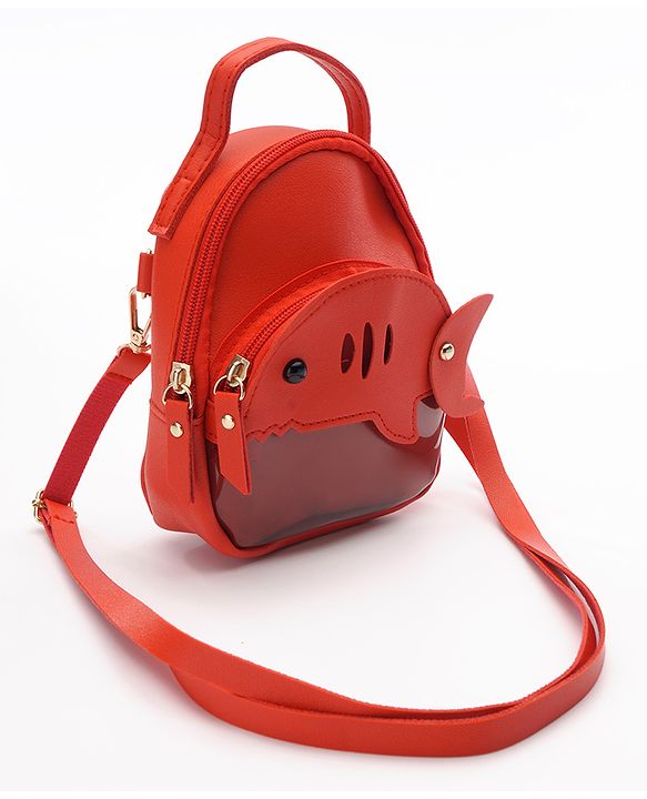 Babyhug Fashion Backpack Animal Design - Pink Red