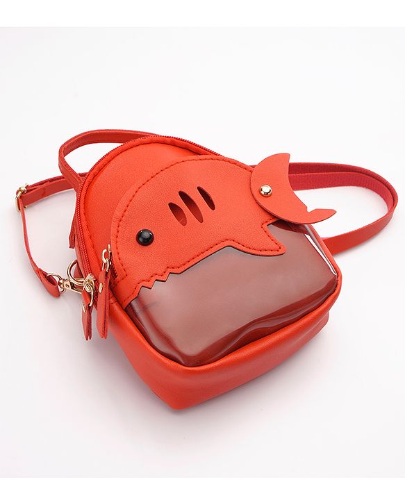 Babyhug Fashion Backpack Animal Design - Pink Red