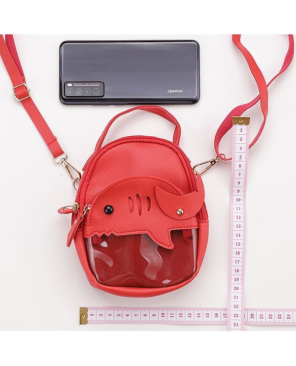 Babyhug Fashion Backpack Animal Design - Pink Red