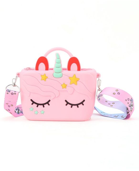 Babyhug Sling Bag Unicorn Design - Pink