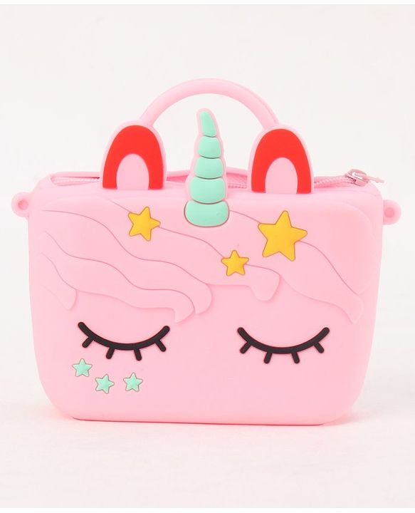 Babyhug Sling Bag Unicorn Design - Pink