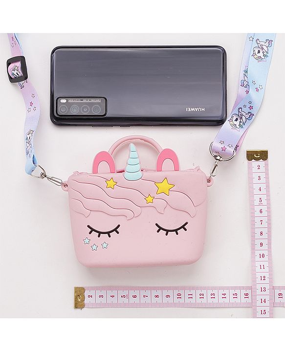 Babyhug Sling Bag Unicorn Design - Pink