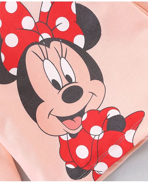 Babyhug Cotton Knit Full Sleeves T-Shirts Disney's Minnie & Daisy Printed Pack of 2 - Multicolour