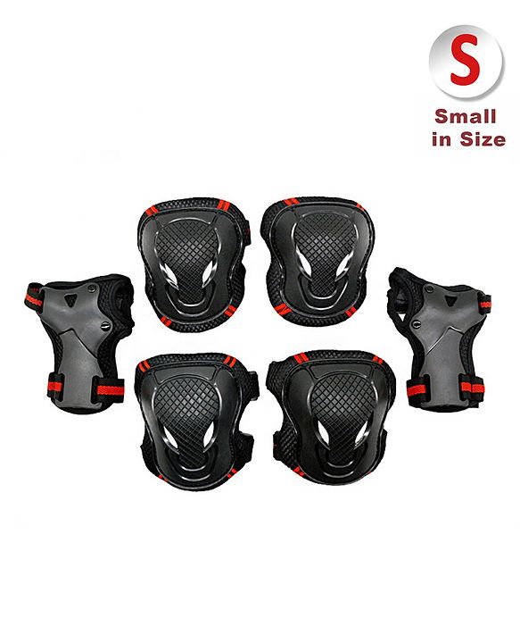 Pine Kids  3 in 1 Safety and Protective Gear Accessories Small Size - Black