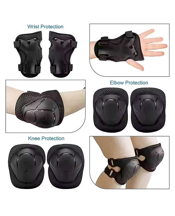 Pine Kids Safety and Protective Gear Accessories Small Size - Red| Ideal for Cycling and Skating