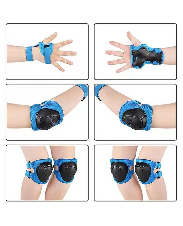 Pine Kids 3 in 1 Safety & Protective Gear Pads Small Size - Blue