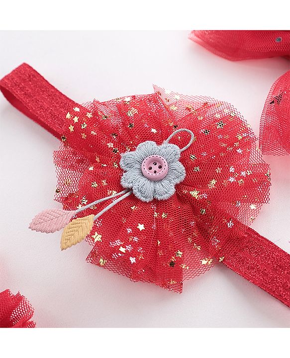 Babyhug Free Size Head Band Set of 3 - Multicolour