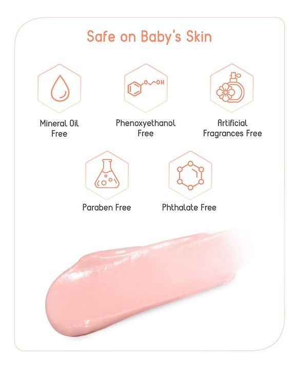Babyhug Advanced Sensitive Peach Milk Butter - 100 g, For Sensitive Face and Body, Light Cream Texture