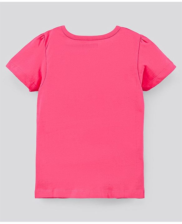 Pine Kids Half Sleeves Cotton T Shirt Printed Pack of 2- Pink Grey