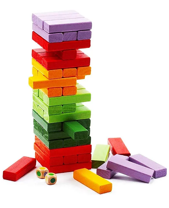 NEGOCIO Building Blocks And Stacking Toy Multicolor 54 Pieces