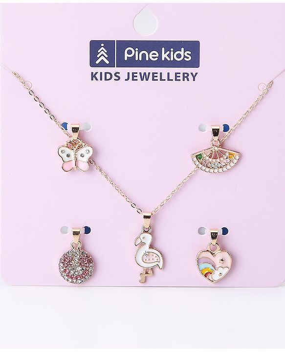 Pine Kids Necklace Pack of 6- Multicolor